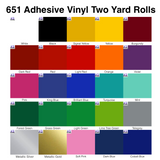 Vinyl : 651 Adhesive Vinyl Two Yard Rolls