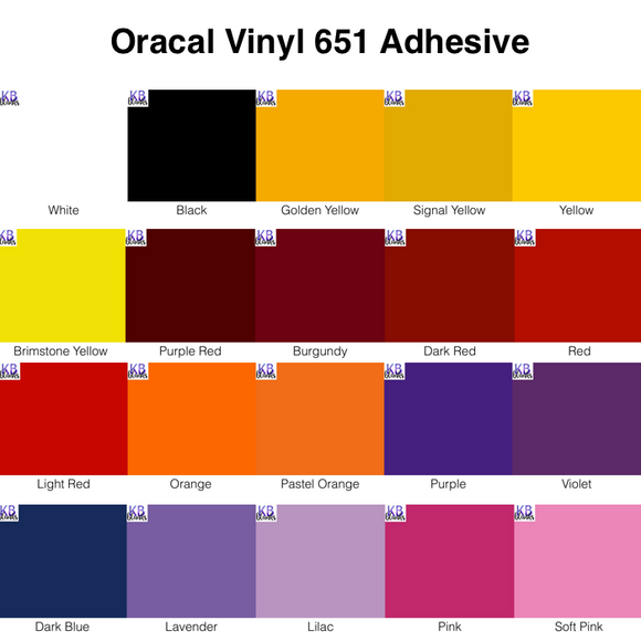Vinyl: 651 Adhesive