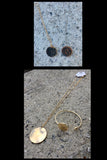 Jewelry: Round Circle Disc Necklace