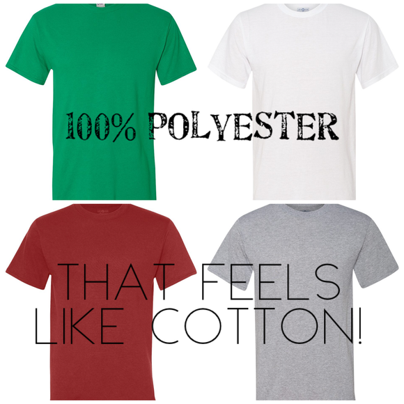 Clothing : Adult 100% Polyester Shirts (On Sale)