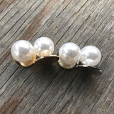 Jewelry: Pearl Back Peak-a-boo Earrings