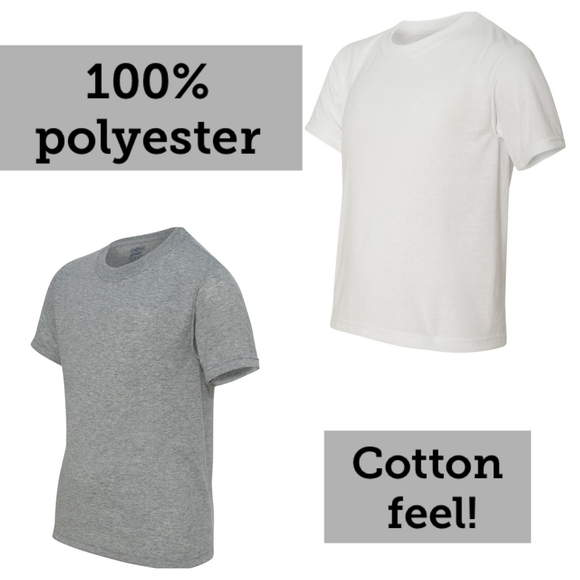 Clothing : Youth/Toddler 100% Polyester Shirts (On Sale)