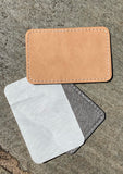 Rectangle Leather Sublimation Patches