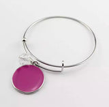 Jewelry : Enamel Color Disc Bracelet